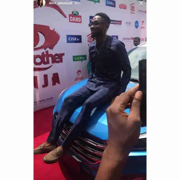 BBNaija Winner, Miracle, All Smiles As He Poses With His 12 Million Naira Car (Pics)